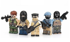 Минифигурки Отряд террористов из игры Counter Strike серия 520
