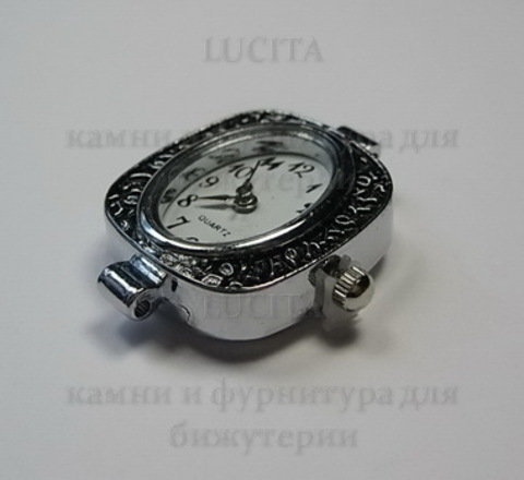 Основа для часов (цвет - античное серебро) 29х24х8 мм ()