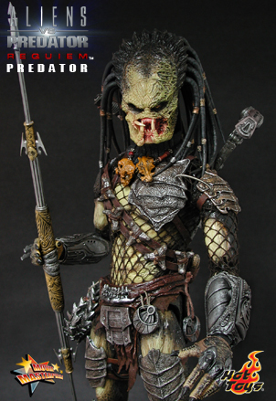 Фигурка Хищник Волк из фильма Чужой против Хищника Реквием Hot Toys 1/6
