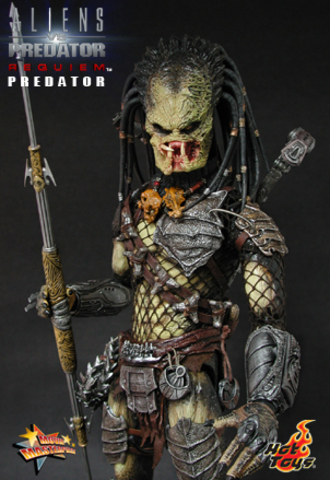 Фигурка Хищник Волк из фильма Чужой против Хищника Реквием Hot Toys 1/6