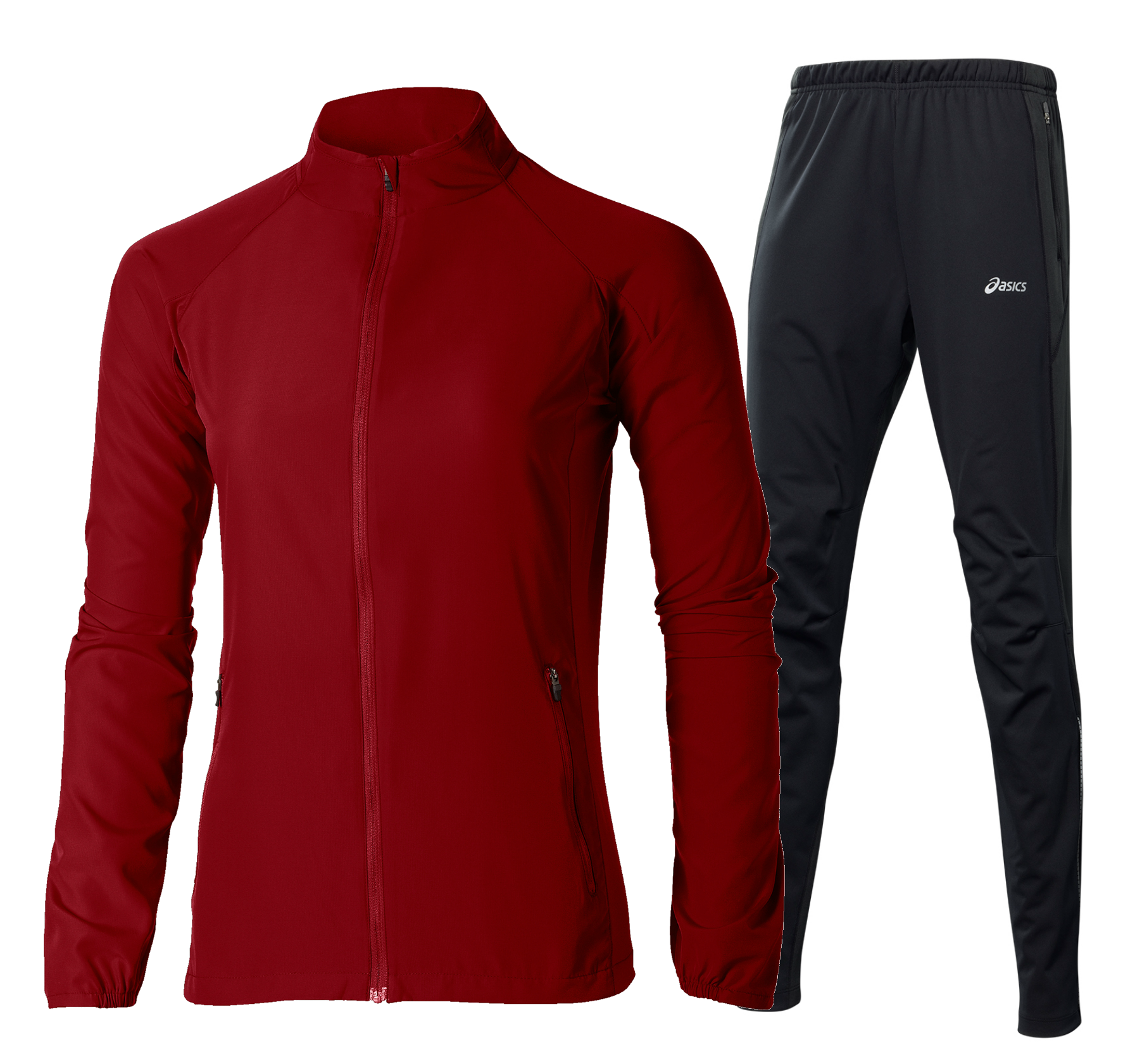 ASICS WOVEN WINDBLOCK женский костюм для бега красный