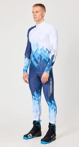 Лыжный гоночный костюм Nordski Race унисекс blue