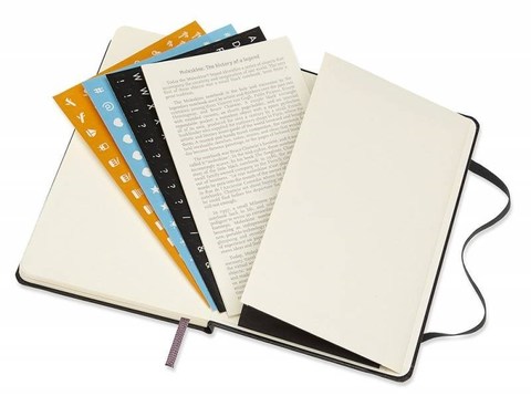 Еженедельник Moleskine Classic Wkly Vertical Pocket, цвет черный