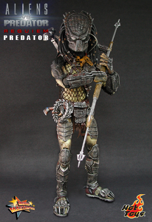 Фигурка Хищник Волк из фильма Чужой против Хищника Реквием Hot Toys 1/6