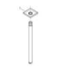GROHE 27484000 Кронштейн для душа верхнего