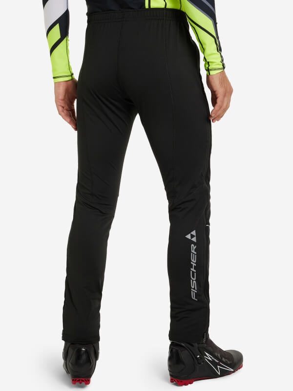 Мужские лыжные штаны самосбросы Fischer Softshell Warm черные - 4