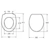 Roca Victoria 801392002 Крышка лакированная soft close для унитаза тонкое, быстрое снятие, стальные петли