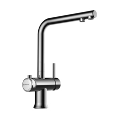 Omoikiri Hotaru-CH-WH 4994051 Смеситель для кухни с подводкой для фильтра, латунь/хром/белый фото