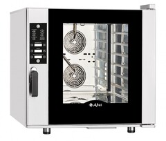 11000015889 Абат Конвекционная печь КЭП-6П-01, 6 уровней 400х600 мм, нерж. камера, пароувлажнение - инжекция, память на 110 программ, до 4-ех этапов в программе, автоматическая мойка, без противней, корпус нерж.
