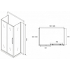 Abber Schwarzer Diamant AG30140MH-S100M-S100M Душевой уголок, 140x100x195, цвет: хром