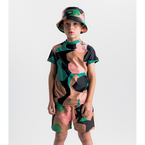 Футболка для Плавания NUNUNU для мальчиков и девочек (Camouflage)