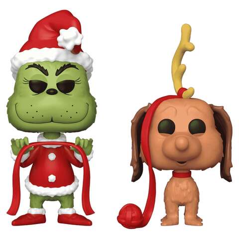Funko POP! How the Grinch Stole Christmas Grinch & Max 2PK