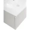 BelBagno UNO-800-1C-SO-BO База под раковину подвесная с фрезерованными ручками по всей длине фасада с одним выкатн. ящ., Bianco Opaco, 800x455x350