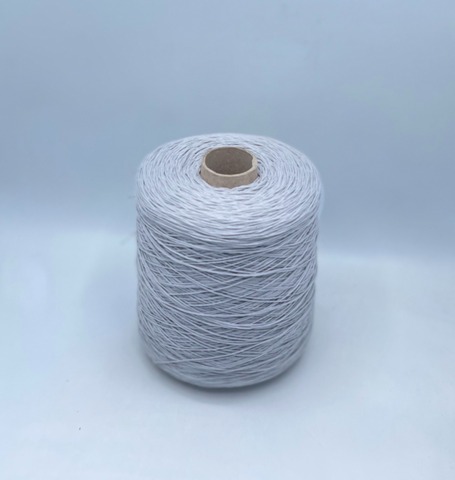 Бобинная пряжа (пр.Италия), art.Cotone, 350м/100 гр. 100%Хлопок, цвет-Светло-серый , арт.34843