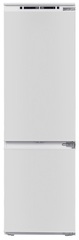 Встраиваемый двухкамерный холодильник Maunfeld MBF177NFWHGR Inverter