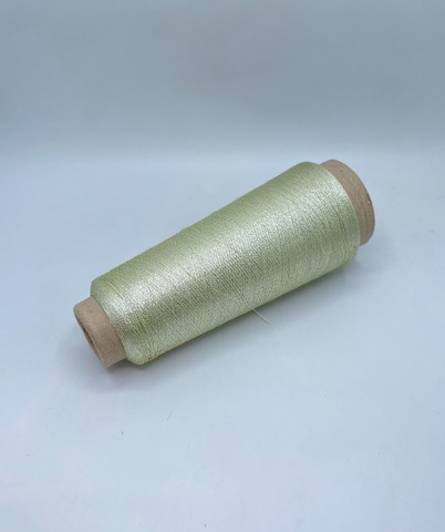 Torcitura di Domaso (пр.Италия)art. LARIO, 4750м/100гр, 80%Вискоза 20%Полиэстер( люрекс), цвет-Бледно-зеленый(6), арт-34610
