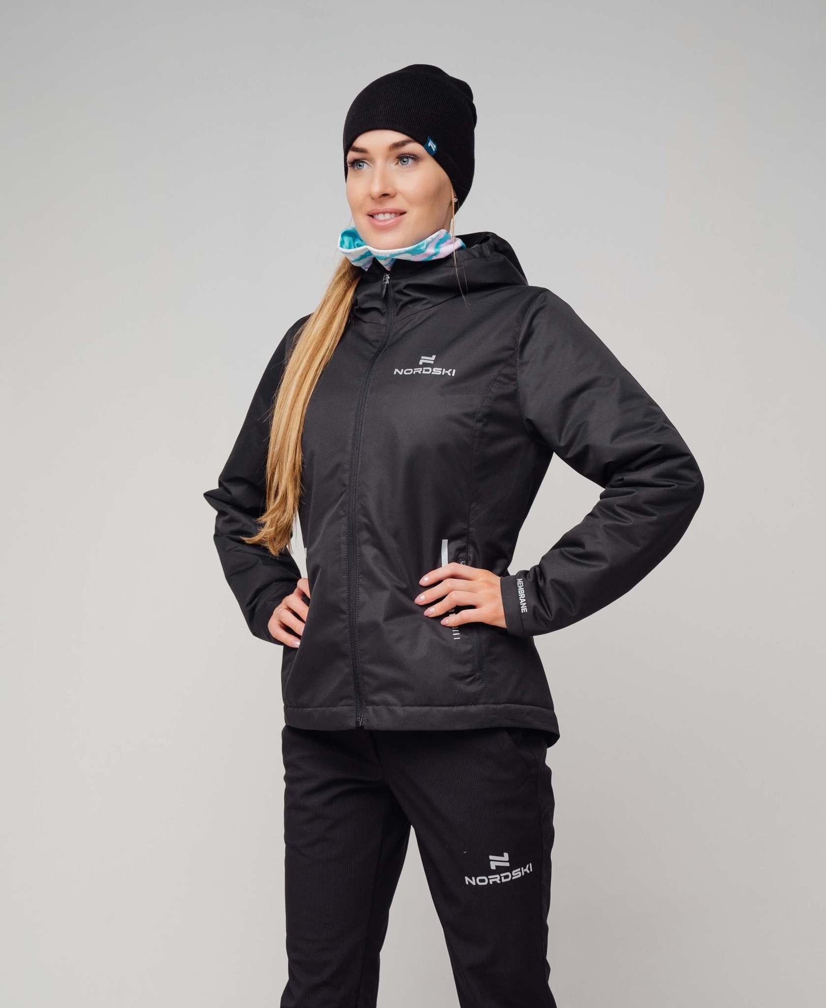 Nordski Urban утепленная лыжная куртка женская black