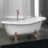 ArtCeram Hermitage HEW001 72 BR Ванна отдельностоящая акриловая, 170x80, цвет: белый