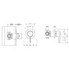 Villeroy&Boch Dawn TVS10600200061 Смеситель для душа встраиваемый с внутренней частью, цвет-хром