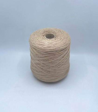 Бобинная пряжа (пр.Италия), art.Cotone, 400м/100 гр. 100%Хлопок, цвет-Овес , арт.34856