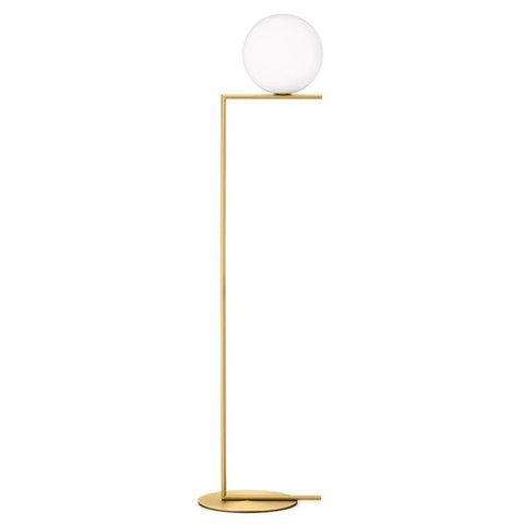 торшер IC  Flos Floor 2 Gold by Michael Anastassiades