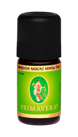 PRIMAVERA LIFE Эфирное масло мяты био, 5мл