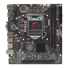Материнская плата AFOX IH310C-MA6, Socket1151, mATX, Retail, 2xDDR4, PCIe3.0, 1xM.2, 100LAN, 6xUSB2, 4xUSB3, CPU TDP 95Вт, VGA, HDMI