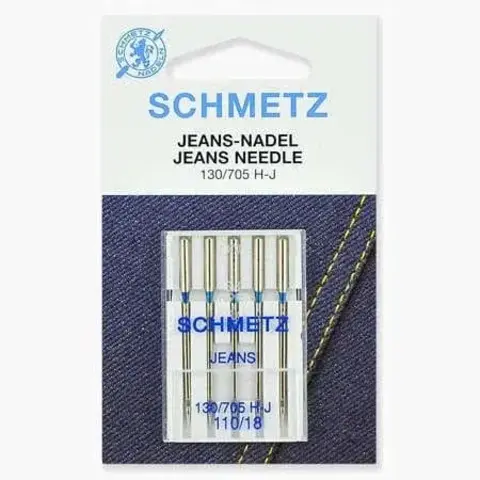 Иглы для джинсы №110 Schmetz 130/705H-J 5 шт
