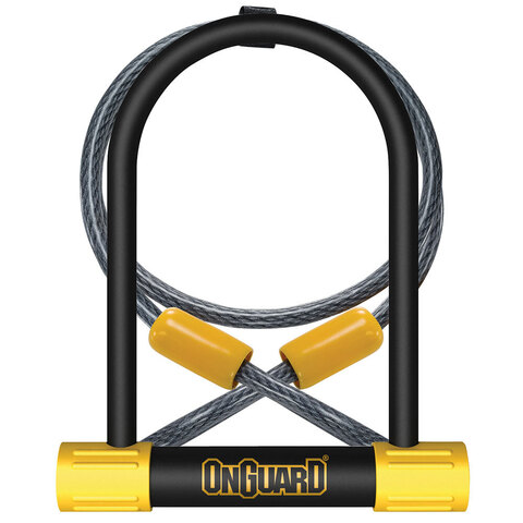 Картинка замок велосипедный OnGuard Bulldog DT 115 x 230mm - 1