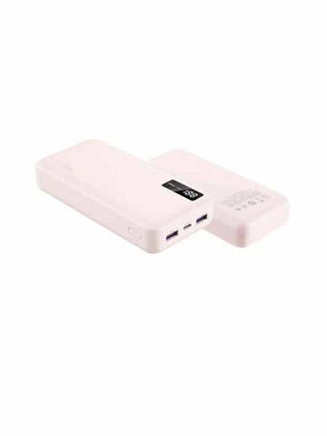 Внешний аккумулятор  UGREEN PB312 (65589B) 20000mAh Two-Way Fast Charging 2*USB-A&1*USB-C 20W Power Bank, розовый