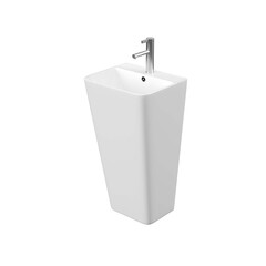 Aquatek Optima Square AQ4401-00 Умывальник пьедестальный 44x38, цвет: белый фото