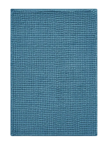 Коврик из синели Arya Softy (40*60 см) - Голубой