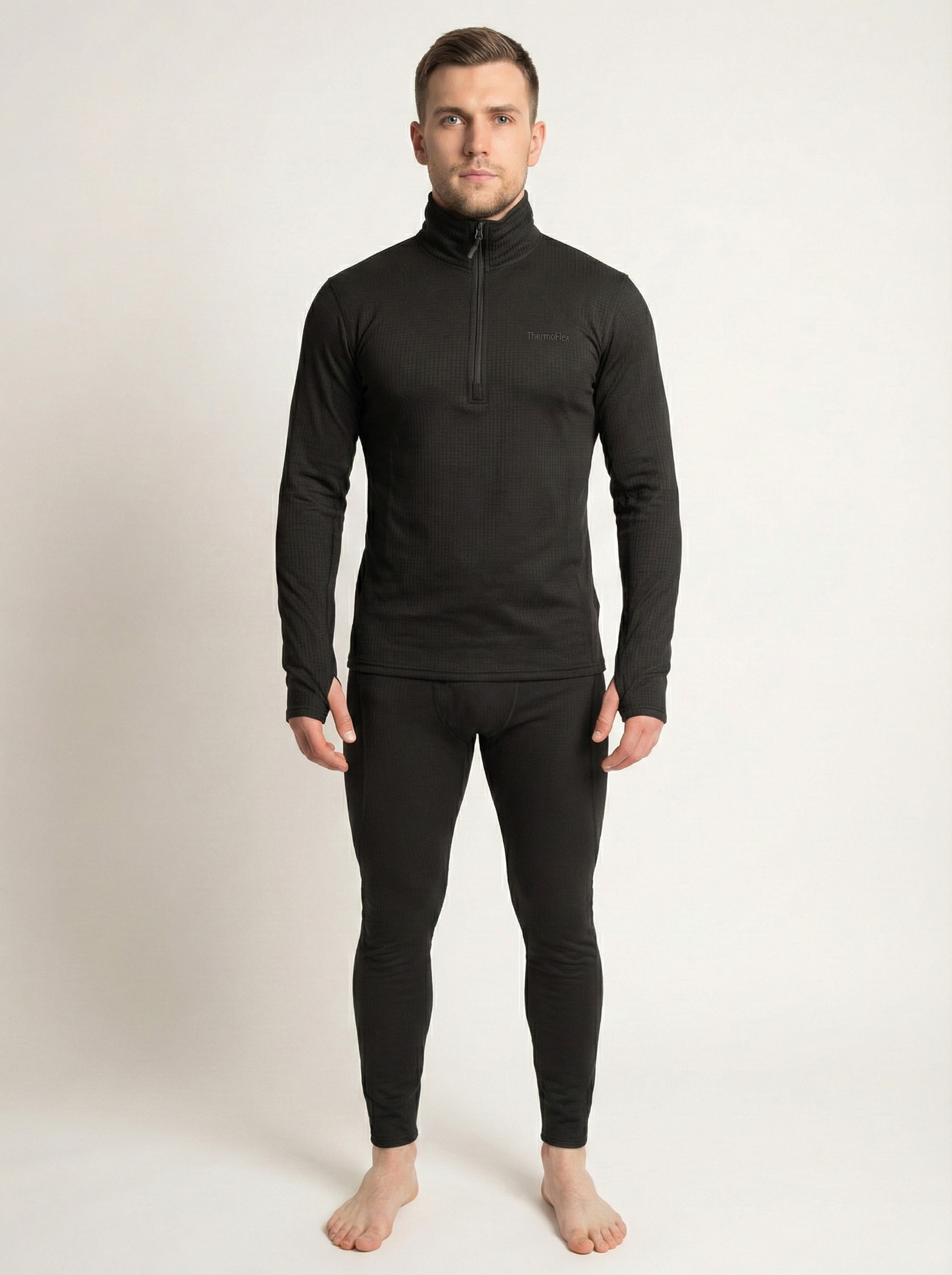Термобелье Thermo Flex перфорированное (черное)
