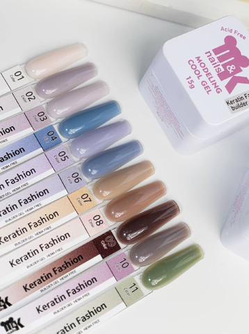 M&K Мик,Гель Keratin fashion (Кератиновый модный) 11 15 мл