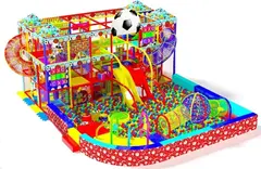 Детский игровой лабиринт «Матч» 80 м² (11,5*6,95*3.5м + 70см декор)