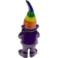 Фигура декоративная Gnome Standing Rainbow «Радужный стоячий гном» 11 см, Фиолетовый