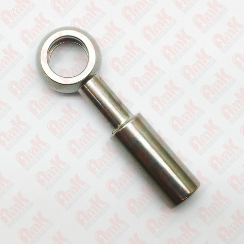 Фитинг Banjo под обжим 0° 10 mm , AN03, Silver, с втулкой. Accossato FBS10-10-0