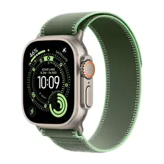 Умные часы Apple Watch Ultra 3 (2025) GPS + Cellular, 49mm, Natural Titanium Case with Green/Neon Trail Loop, S/M