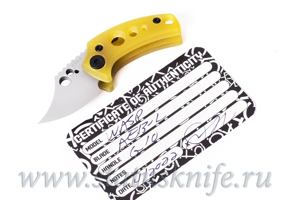 Нож Koch Tools Wasp Friction Folder AEB-L G10 custom