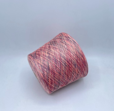 Profilo S.N.C (пр.Италия),art. Merinos stampato, 2/30 1500м/100 гр.100%Меринос , цвет-Розовый закат , арт.29313
