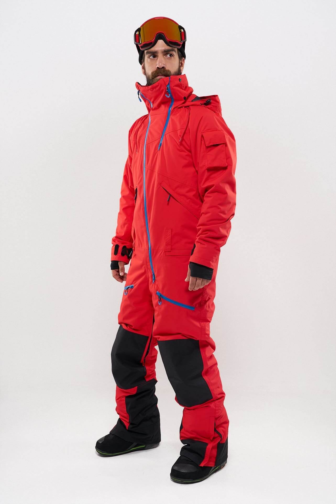 Cool Zone KITE мужской комбинезон для сноуборда красный - 4