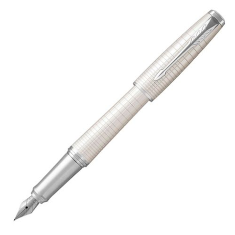 Набор подарочный Parker Urban Premium, Pearl Metal CT, перьевая ручка, M + блокнот (2018975)