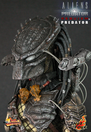 Фигурка Хищник Волк из фильма Чужой против Хищника Реквием Hot Toys 1/6