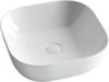 Ceramica Nova Element CN6010 Умывальник чаша накладная квадратная, 42.5x42.5, цвет: белый