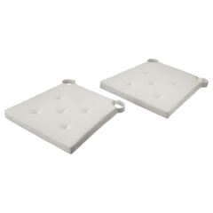 Набор подушек на стул IKEA JUSTINA (ЮСТИНА), Экрю, 42 / 35х40х4 см, 2 шт