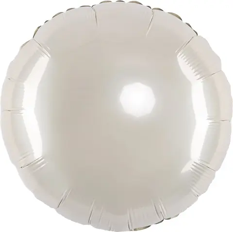 Шар F 18''/46 см, Круг, Макарунс, Кремовый.