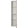 BelBagno KRAFT-1600-1A-SC-СO Шкаф подвесной с фрезер. ручк. с торца фасада с одной распашн. дверцей доводч.,с 2 пол-ми, универ.,330x300x1600,Бежевый Мат.
