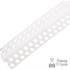 Угол ПВХ перфорированный 25 × 25 × 3000 мм