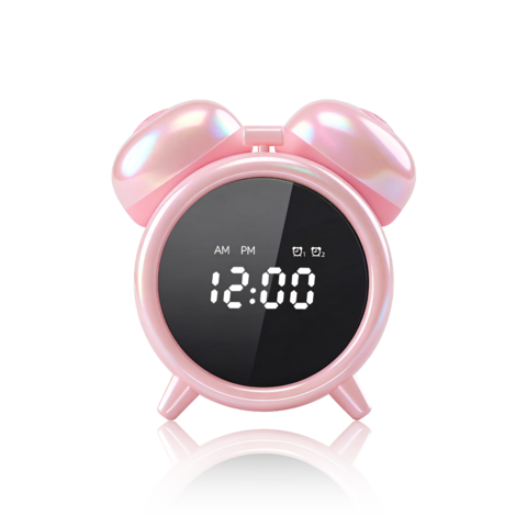 Умный стимулятор-будильник BeYourLover Naughty Clock с вакуумной стимуляцией и вибрацией, розовый