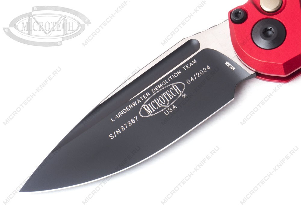 Нож Microtech LUDT 1135-1RD Red Gen III Black